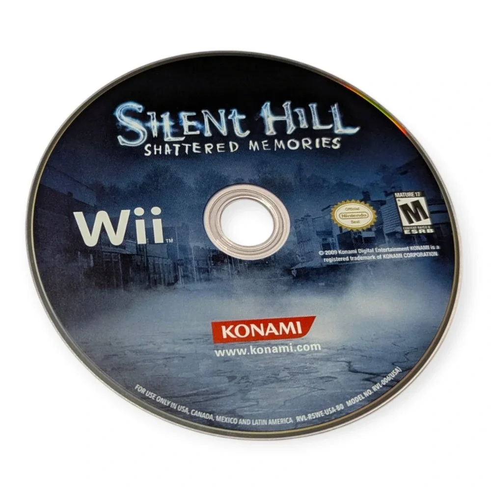 Silent Hill Shattered Memories Nintendo Wii Konami Horror CIB Complete Tested